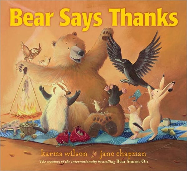 Storytime and Activities Featuring Bear Says Thanks