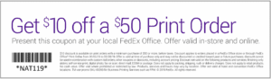 Get $10 off a $50 Print Order